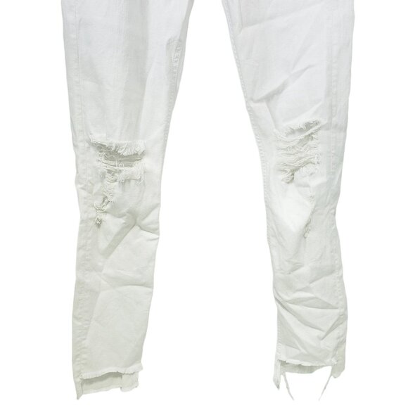 Rag & Bone White Jeans Ankle Dre Ripped Women's Size 25 - Picture 8 of 13